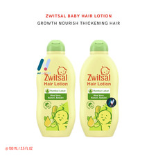 ZWITSAL BABY Hair Lotion Aloe Vera Celery Nourish Thickening Growth Hair 2X100ml