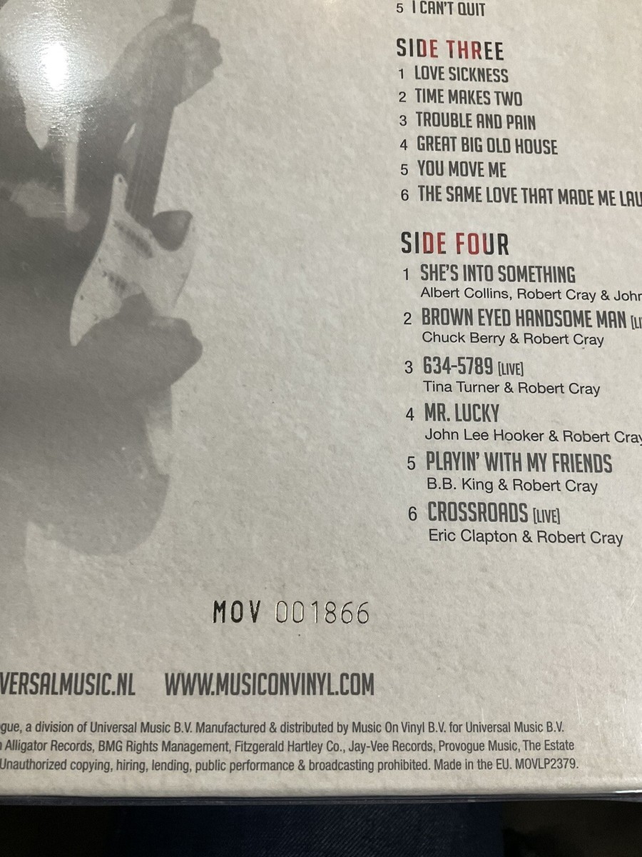 Robert Cray – Collected 2xLP On Numbered Red Color Vinyl