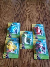 Lot of 5 Just Play Sesame Street Mini Figures Elmo, Big Bird, Abby, Oscar New