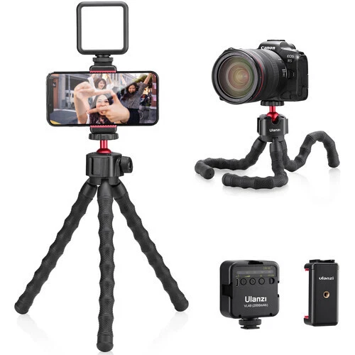 Ulanzi SmartPhone Filmmakers Kit 2 | Flexible Tripod/Light/Phone Mount - Picture 2 of 9