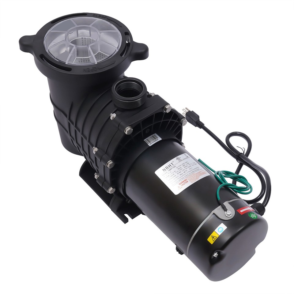 HBP1100 Electric Pool Pump For Hot Tubs 1.5HP Swimming Pool Pump Filter