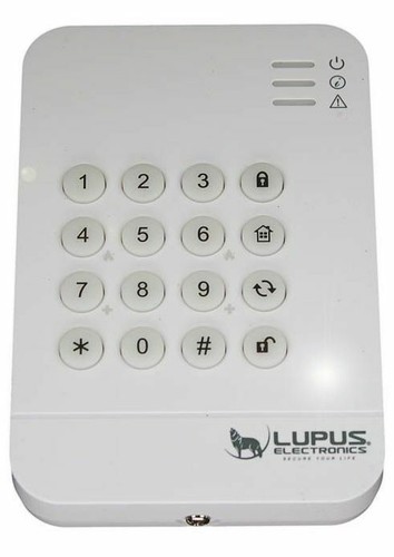 LUPUS Smart Home XT Funk Keypad V2 Sabotagekontakt Batteriebetrieben weiß - Bild 2 von 3