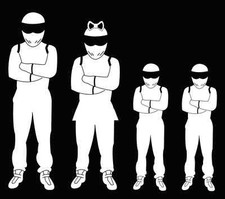 Stig Figure Family Top Gear Stick Car Vinyl Window Decals Stickers