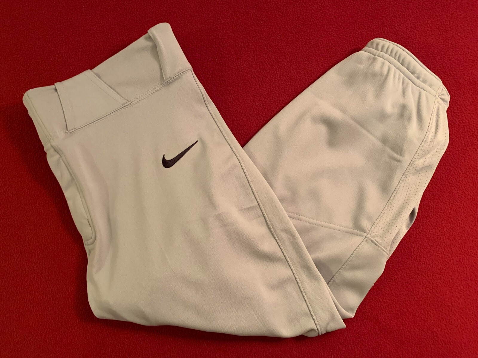 Nike Vapor Select High Baseball Pants Grey/Black Size Medium BQ6432052