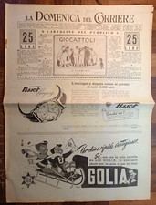 Pubblicita' Orologi Tissot -Anni 50 da La Domenica del Corriere-N.4344