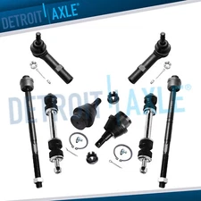 8pc Front Lower Ball Joint Tie Rods Sway Bars Kit for Silverado 1500 Tahoe Yukon