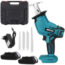 Sega Seghetto a Gattuccio Elettrica Motosega Elettrosega 4 Lame 2 Batterie