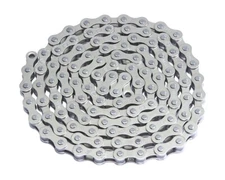 YBN ALTA BMX 1/SPEED BICYCLE STEEL CHAIN 1/2 X 1/8 X 112 CHROME.