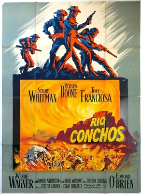 Western Kino Plakat RIO CONCHOS Stuart Whitman - 120 x 160 cm