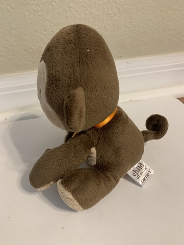 Carters Child of Mine Brown Tan Monkey Orange Bow Plush Stuffed Animal Baby Toy - Picture 4 of 5