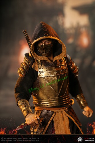 POPTOYS EX049 1/6 Mortal Kombat Hellraiser Scorpion 12" Action Figure Model - Picture 17 of 20