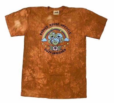 GuzFurbished Logo The Mountain Tigers Double Side Tshirt Size Medium