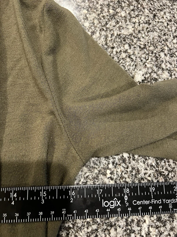 Cárdigan Suéter Mujer Decree Mediano Verde Oliva Tejido Abierto Manga Corta (A17) Foto 2 de 4