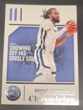 2019-20 PANINI CHRONICLES SHOWING OFF HIS GRISLY SIDE MIKE CONLEY MEMPHIS
