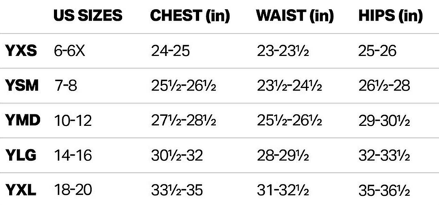under armour boxer brief size chart