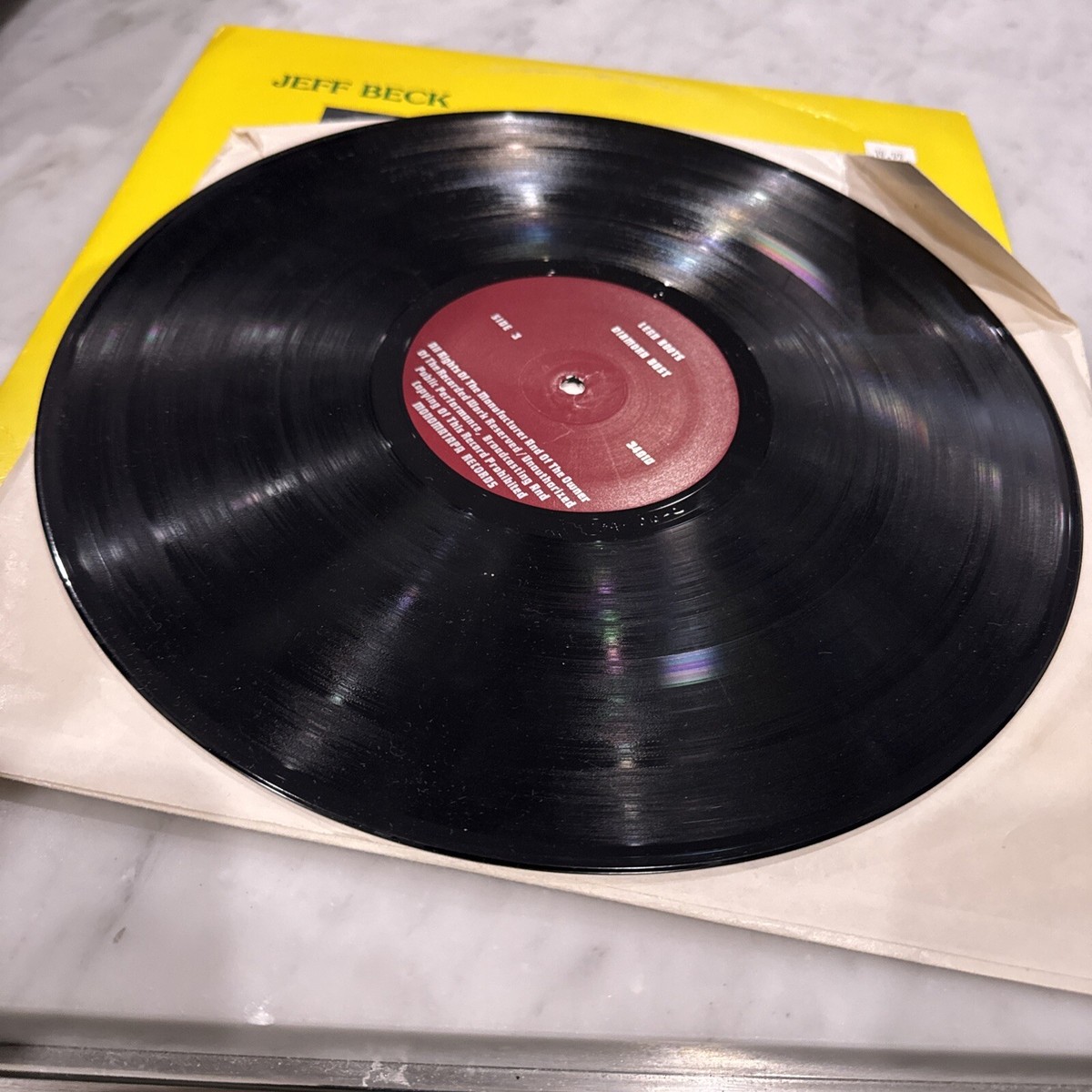 JEFF BECK - GREEK TO ME - VINYL DOUBLE LP 2LP # 34-010
