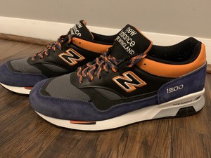New balance 1500 M1500RBO [10.5] para Hombre US Hecho en Inglaterra con  Cordones Extra Negro | eBay