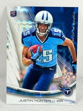 2013 Topps Platinum 116 Justin Hunter RC Rookie Xfractor Tennessee Titans Card. rookie card picture