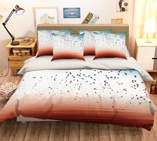 3D Flying Birds 126 Bed Pillowcases Quilt Duvet Single Queen King US Summer
