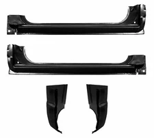 1982-1993 Chevy S10 & GMC Sonoma Standard 2dr Factory Rocker Panel & Cab Corner