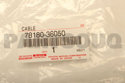 RAKUTAO 86109 専用です。 7818036050 Genuine Toyota CABLE ASSY, ACCELERATOR CONTROL