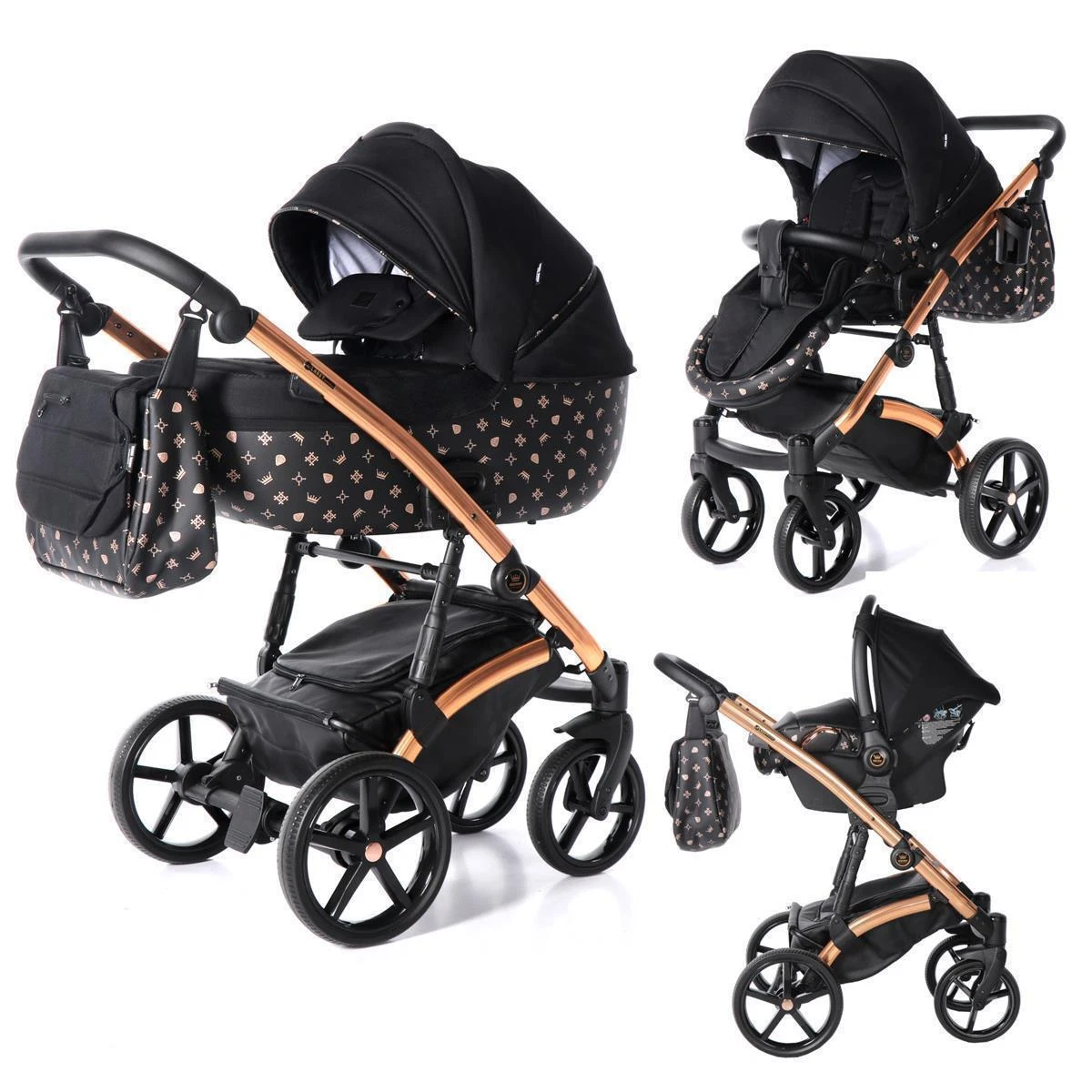 Junama Poussette tout-en-un Landau Cosy Siege Auto Isofix Imperial de  Lux4Kids