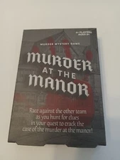 Murder at the Manor, mystery card Game  Professor Puzzle New Party Game
