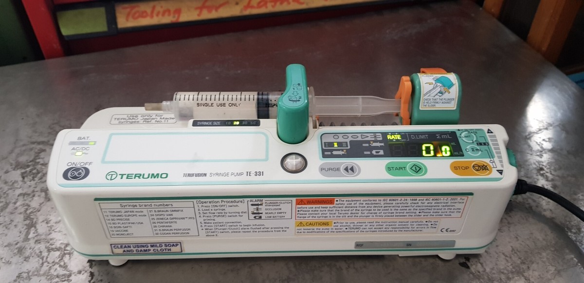 TERUMO TE-331 SYRINGE PUMP | eBay TERUMO TE-331 SYRINGE PUMP | eBay