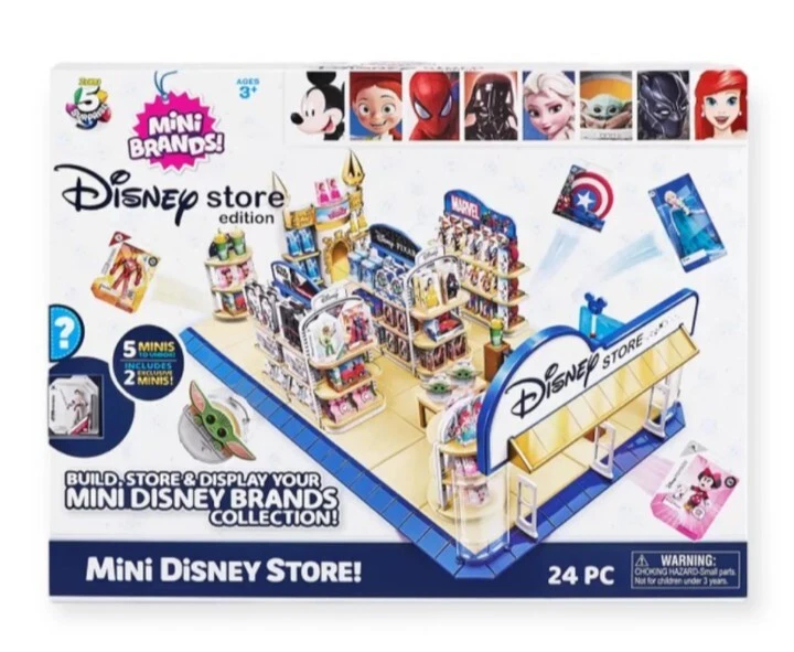 5 Surprise Mini Brands Mini Disney Store Playset by Zuru - Disney
