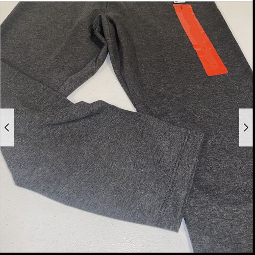 LEGGINGS CAPRI LOGO DONNA FILA VITA ALTA (GRIGIO SCURO PICCOLO) NUOVI CON ETICHETTE