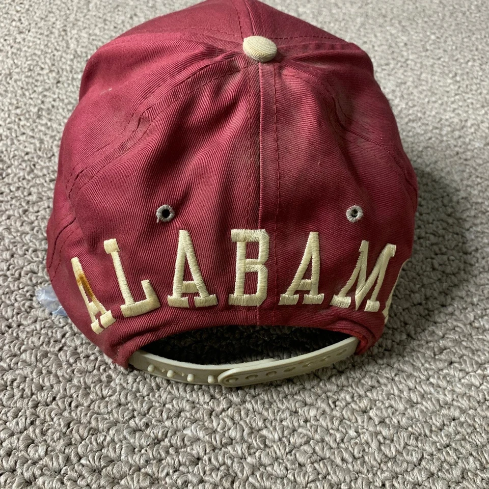 De colección Alabama Crimson Tide Hombres Gorra Sombrero OS Rojo Bordado Universal Industries Foto 4 de 4
