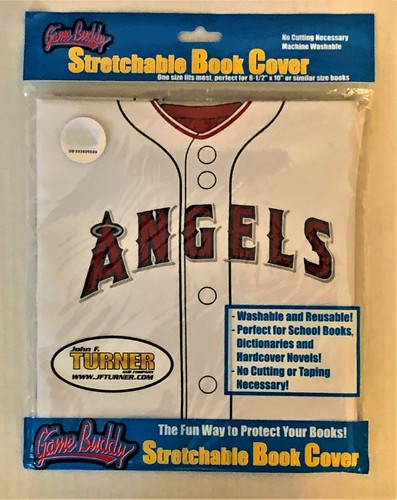 Angels of Anaheim Jumbo Stretchable Book Cover, Fits most 8 1/2 in x 10 in - Picture 4 of 4