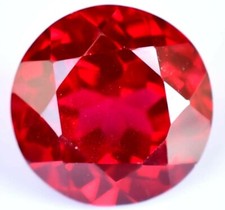 8.75 Ct Mogok Red Painite Round Cut Certified AAA Quality Treated Gemstone 