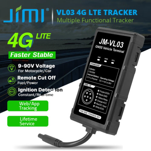 JIMI VL03 4G GPS Tracker Real-time Tracking Waterproof with Battery Free APP - Picture 1 of 6