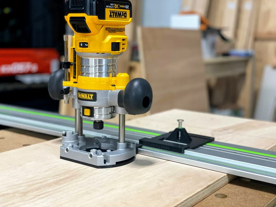 LR 32 Hole Drilling System for Dewalt Plunge Base Router, Compatible with Festoo