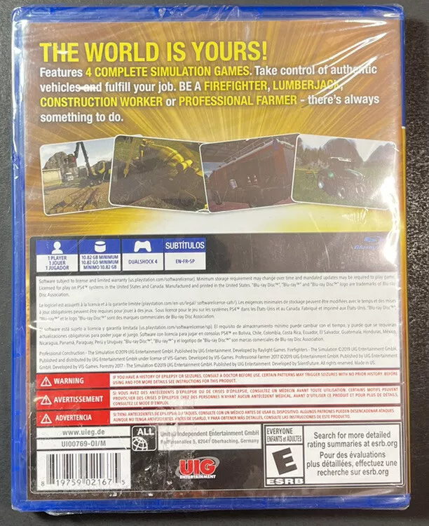 World of Simulators - PlayStation 4, PlayStation 4