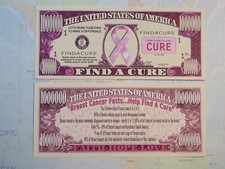 Find a Cure to BREAST CANCER, Work Together ~ $1,000,000 One Million Dollars