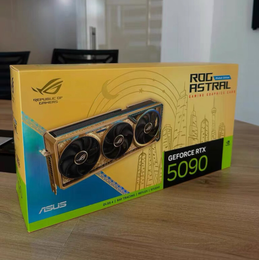 ASUS ROG Astral GeForce RTX 5090 Dhahab OC Edition GPU Graphics