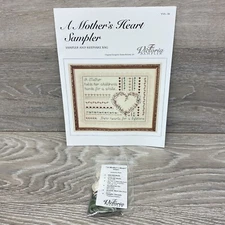 The Victoria Sampler A Mother's Heart Sampler with Accessory Pack