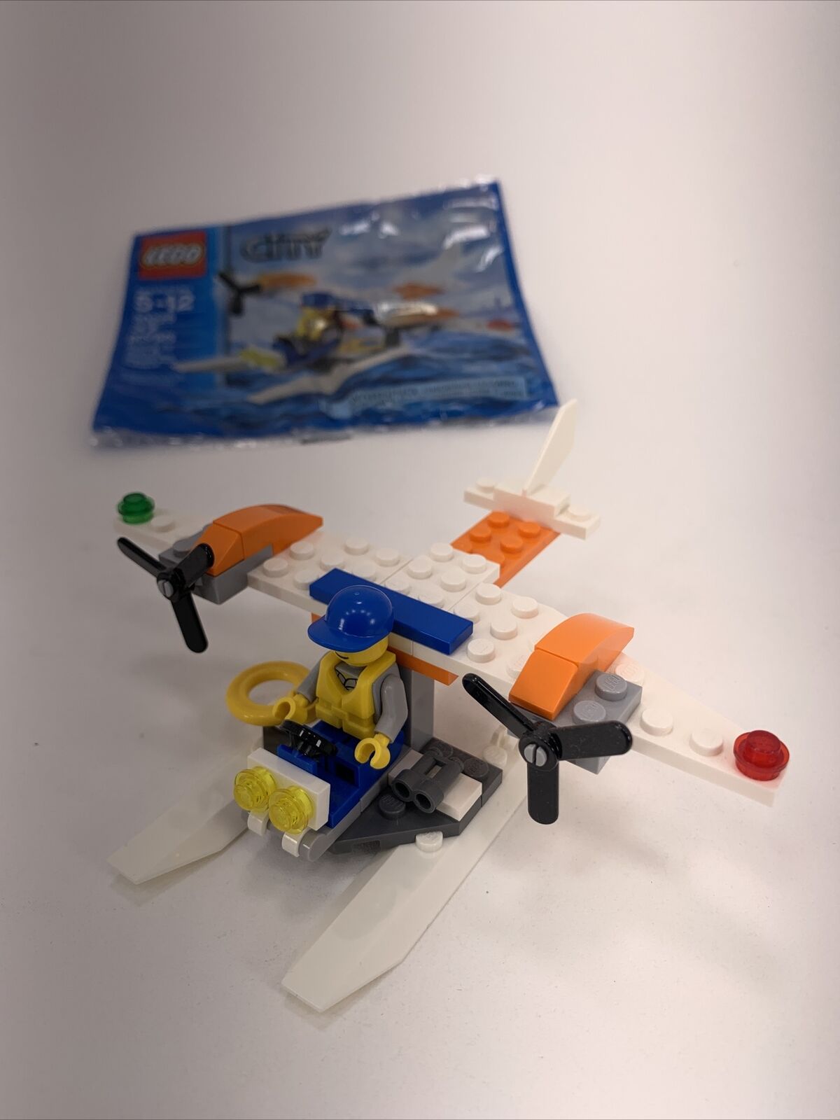 LEGO City COAST GUARD SEAPLANE  #30225 Building Toy Complete 