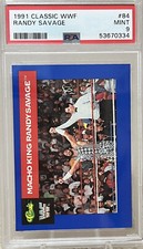 1991 Classic WWF Randy Savage #84 PSA 9