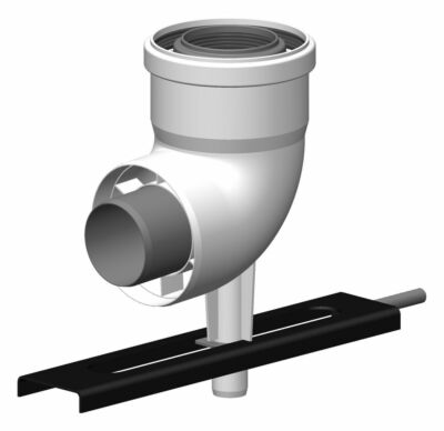 ATEC Abgas Schachteinführung konzentrisch DN 60/100 Abgasrohr Rohr Schornstein
