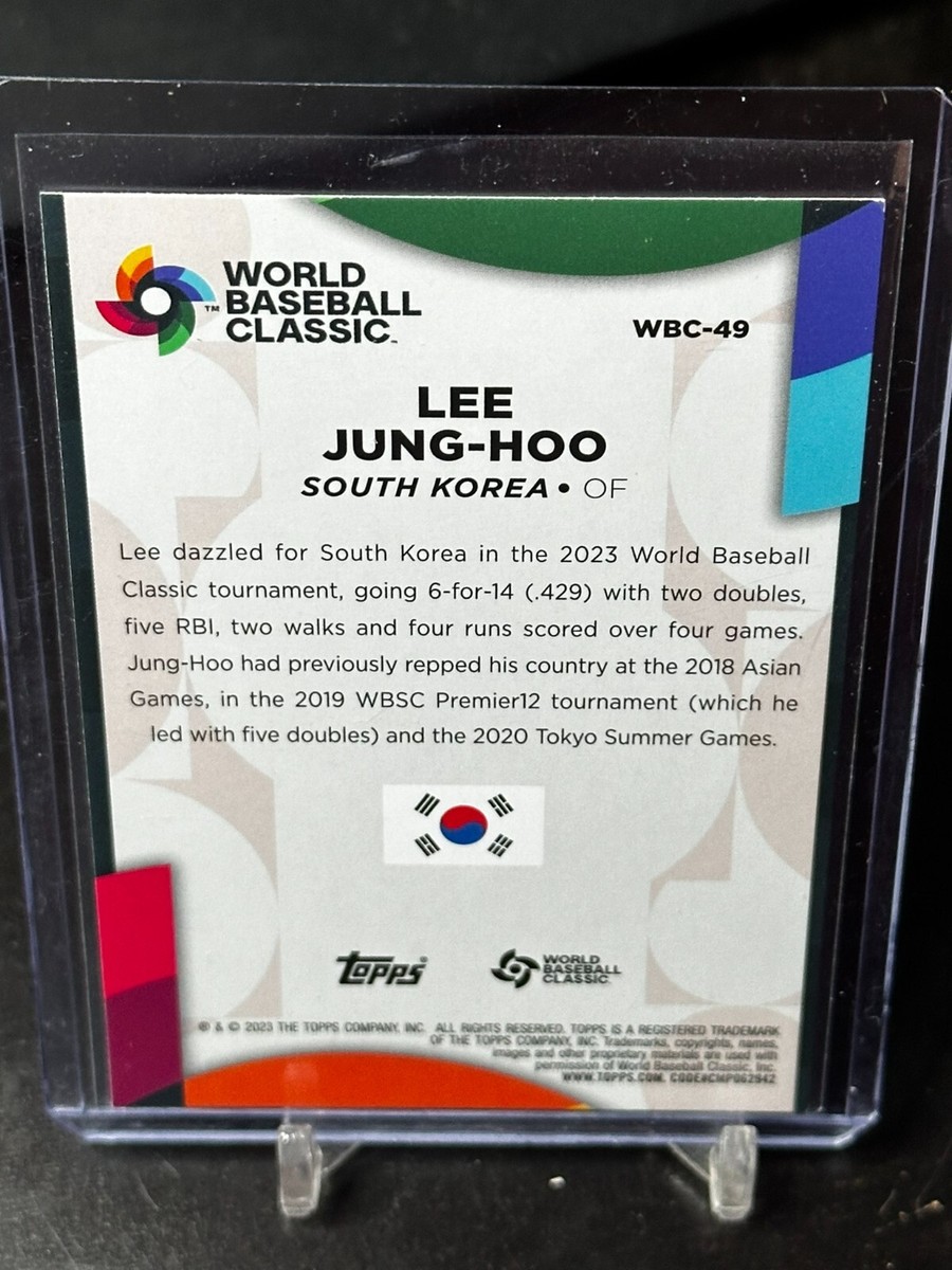2023 Topps Series 2 #WBC49 Lee Jung-Hoo World Baseball 2023 Topps Series 2 #WBC49 Lee Jung-Hoo World Baseball