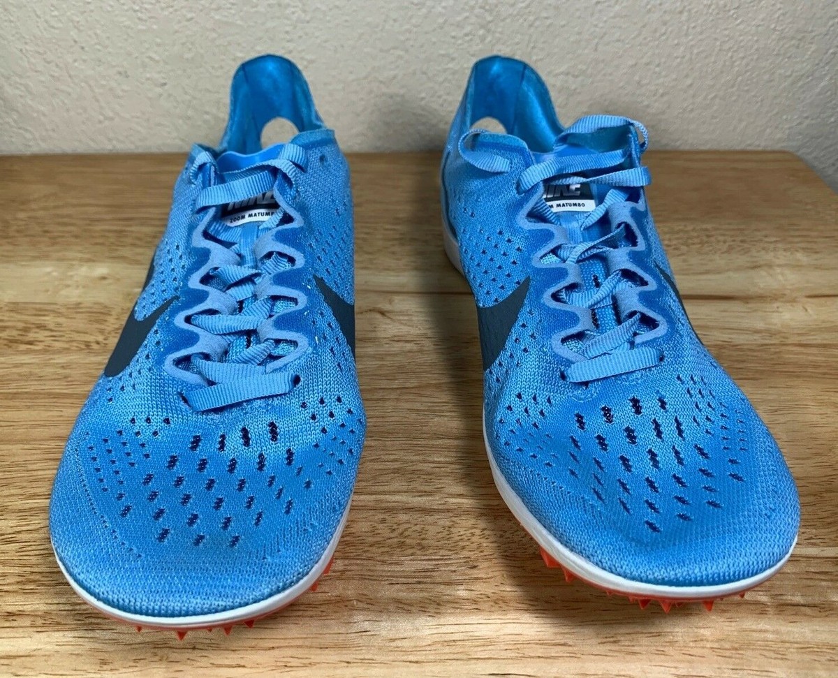 Nike Zoom Matumbo 3 Mens Track & Field Shoes SZ 6.5 Blue