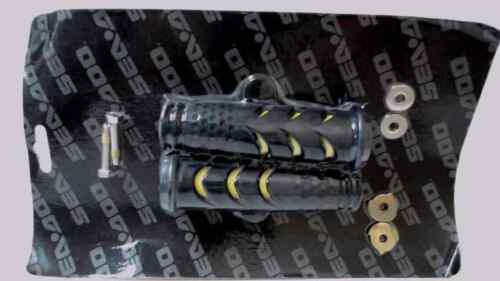 SeaDoo OEM PWC Handle Grip Kit For GTX GTI RXT 2014 to current 295500981 Yellow - Zdjęcie 1 z 3