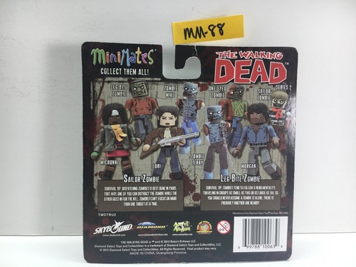 Minimates SAILOR ZOMBIE & LEG BITE ZOMBIE Walking Dead Diamond 2012 - NUOVO - Foto 7 di 7