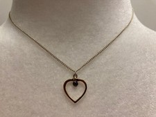 Coro Gold-Plated Sterling Silver & Amethyst Heart Pendant Necklace