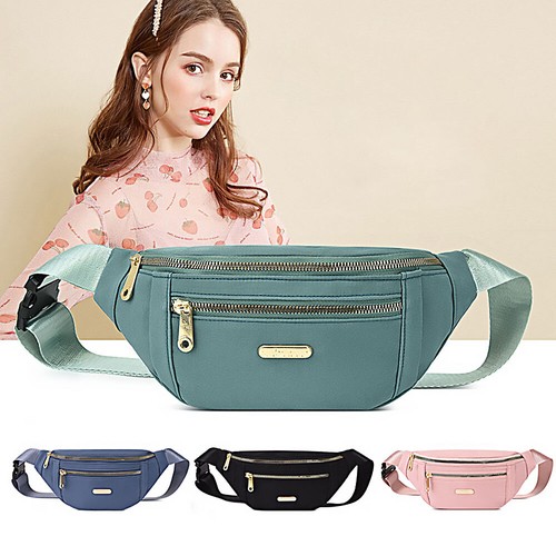 Men Women Waist Bum Bag Unisex Fanny Pack Holiday Travel Money Belt Pouch WallRO - Picture 12 of 20