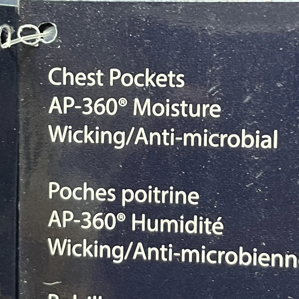 Polaris Shirt Womens Size Large Blue Red NEW Mechanic Work Garage Button Down Up - Image 3 of 4