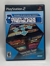 Midway Arcade Treasures 3 PS2  (Sony PlayStation 2, 2005) with Manual